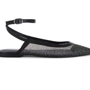 Free People  NIB Sheer Glitter Jules Flat